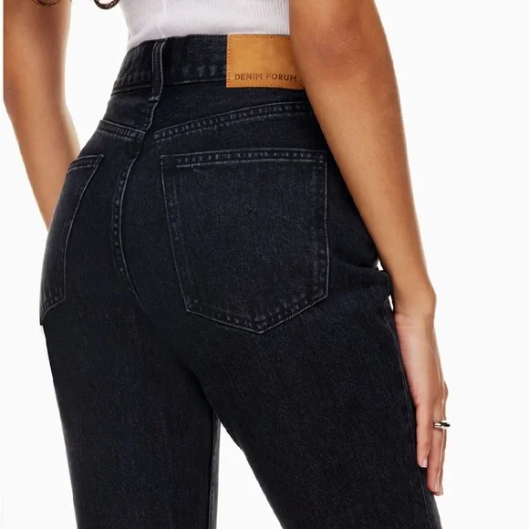 DENIM FORUM Marlene 60s High Rise Flare Jeans - Picture 7 of 9